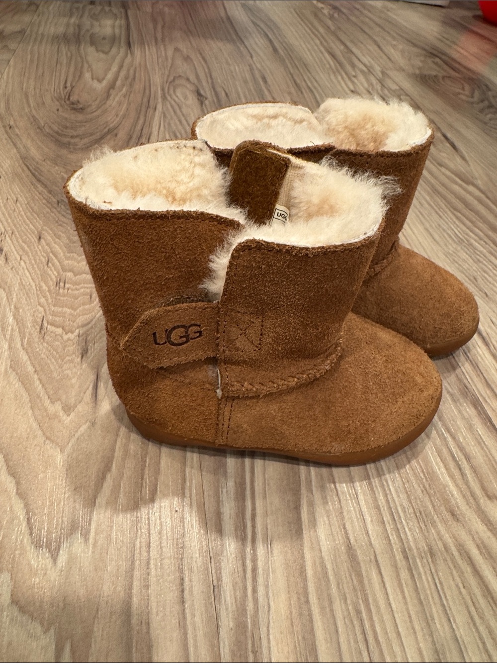 UGG Kids Chestnut Sheepskin Lined Boots